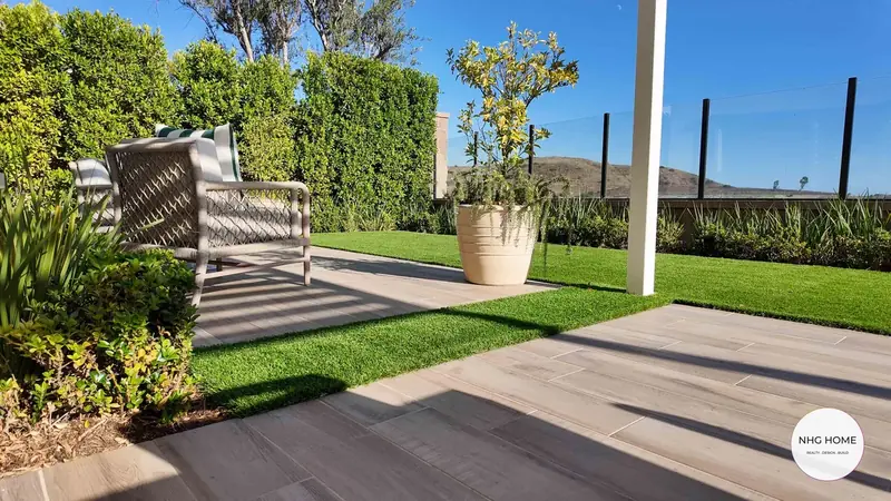 Custom backyard landscape design by NHG HOME