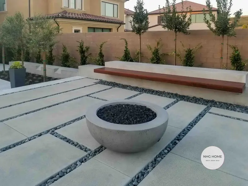 NHG HOME 步道与车道铺砖工程